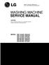 WASHING MACHINE READ THIS MANUAL CAREFULLY TO DIAGNOSE TROUBLE CORRECTLY BEFORE OFFERING SERVICE.