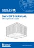 OWNER S MANUAL. EA Evaporative Coolers. Original English Instructions. (English)