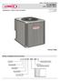 DRY CHARGE UNITS. 1.5 to 5 Tons AIR CONDITIONERS LCS13DC PRODUCT SPECIFICATIONS L C S 13 DC MODEL NUMBER IDENTIFICATION
