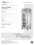 SPEC SERIES: STR, STA & STG HEATED CABINETS TABLE OF CONTENTS INSTALLATION MANUAL