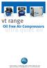 ultra quiet air vt range Oil Free Air Compressors
