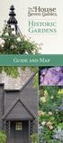 Historic Gardens. Guide and Map