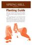 Planting Guide SPRING HILL NURSERIES