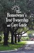 Homeowner s Tree Ownership. and Care Guide