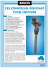 F25 CORROSION RESISTANT FLOW SWITCHES