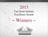 2015 Cast Stone Institute Excellence Awards. ~ Winners ~