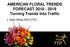AMERICAN FLORAL TRENDS FORECAST Turning Trends Into Traffic. J. Keith White AIFD CFD