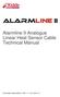 Alarmline II Analogue Linear Heat Sensor Cable Technical Manual