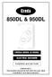 850DL & 950DL CREDA 850DL & 950DL ELECTRIC SHOWER. Installation and User Guide