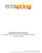 Installation & Owner s Manual ALL IN ONE Type Air-source Heat Pump Water Heater EcoSpring ES300