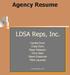 Agency Resume. LDSA Reps, Inc. Candie Dunn Craig Dunn Dean Peterson Chris Starr Steve Grassman Mike LaLande.