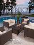 OUTDOOR FURNITURE BUYING GUIDE