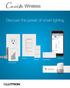 Discover the power of smart lighting