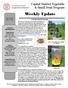 Weekly Update. Capital District Vegetable & Small Fruit Program. Brown Marmorated Stink Bug Update. Vol. 3 Issue 8 June 7, 2011