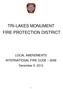 TRI-LAKES MONUMENT FIRE PROTECTION DISTRICT