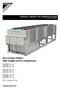 Air-cooled chillers with single-screw compressor. Installation, operation and maintenance manual D - KIMAC EN. Original Instructions