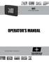 OCT For Cool Touch Controller OPERATOR S MANUAL. Technicold Marine Systems