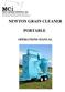 NEWTON GRAIN CLEANER PORTABLE OPERATIONS MANUAL