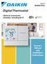 D4272 RESIDENTIAL. Digital Thermostat. Optional accessories available, including Wi-Fi. Owner s Manual and Installation Instructions