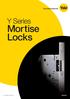 Y Series. Mortise Locks. An ASSA ABLOY Group brand