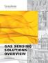 Temperature and Gas. Sensing Solutions GAS SENSING SOLUTIONS OVERVIEW