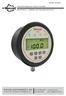 Series EDA Electronic Pressure Controller. Specifications - Installation and Operating Instructions