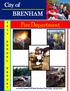 City of BRENHAM. Fire Department A N N U A L. R E P O R T 101 North Chappell Hill Street, Brenham Texas