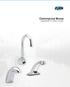 Commercial Brass AquaSense E-Z Sensor Faucets