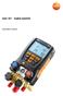 testo 557 Digital manifold Instruction manual