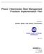 Phase I Stormwater Best Management Practices Implementation Plan
