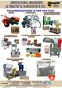 AGRICULTURAL MACHINES & TRACTOR S/HARVESTER S ETC. FEATURED MACHINES IN THIS INFO PACK TRACTORS MILKING TROLLIES PELLET MAKING MACHINES,