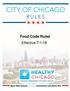 Food Code Rules Effective 7/1/18