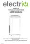 SILENT 12 PORTABLE AIR CONDITIONER USER MANUAL