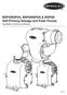 BSP4/BSPD4, BSP6/BSPD6 & BSPD8 Self-Priming Sewage and Trash Pumps. Installation and Service Manual