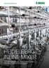 PROCESS TECHNOLOGY HEIDELBERG INLINE-MIXER /HD-CONTI BM / BP: CONTINUOUS PRODUCTION OF STILL AND CARBONATED BEVERAGES