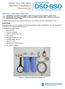 Water Pre-Filtration System Installation Instructions Endoscope Reprocessing Systems