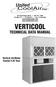 VERTICOOL TECHNICAL DATA MANUAL. Vertical Air/Water Cooled 3-25 Tons