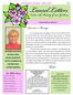 LaurelLetters. Nurture the Beauty of our Gardens. Edna. In This Issue. Edna McClellean, District Director