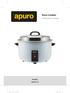Rice Cooker. Instruction manual. Model: CB944-A