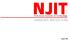 NJIT. New Jersey Institute of Technology LANDSCAPE MASTER PLAN