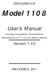 SENSAPHONE. Model User s Manual. including CottageSitter, BusinessSitter, RemoteControl & 1118 Line Seizure editions. Version 1.