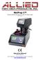 MetPrep 3. Grinder/Polisher with PH-3 or PH-4 Power Head (PH-3 Shown) Operation Manual 06/2016, Version 4.9.1