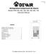 Refrigerated Compressed Air Dryers Models DRD 200, 250, 300, 400, 500, 600, 750 Instruction Manual