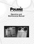 PLATE HEAT EXCHANGERS. Operation and Maintenance Manual