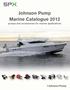 Johnson Pump Marine Catalogue 2012 pumps and accessories for marine applications