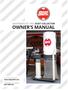 SHOPSMITH DC-330L DUST COLLECTOR OWNER S MANUAL. For more information:  For Question or Support: (937)
