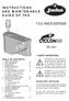 1en English T-502 WASTE DISPOSER INSTRUCTIONS AND MAINTENANCE GUIDE OF THE TABLE OF CONTENTS 1. SAFETY INSTRUCTIONS. DETAILED SAFETY INSTRUCTIONS.