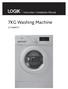 Instruction / Installation Manual. 7KG Washing Machine L714WM17