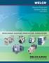 WELCH WELCH-ILMVAC. Vacuum Pump and Systems Catalog PROVIDING VACUUM INNOVATION WORLDWIDE. APPLIED VACUUM TECHNOLOGY