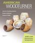 WOODTURNER. American. AAW s 25th Anniversary Symposium. Vacuum Chucking Systems Bresler Exhibition Graeme Priddle